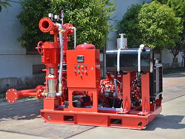 Diesel fire pump control