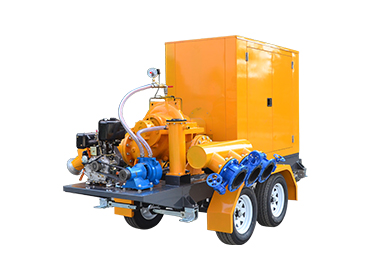 Split Case Mobile Pump Truck For Flood Control