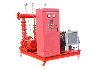 Fire fighting pump set