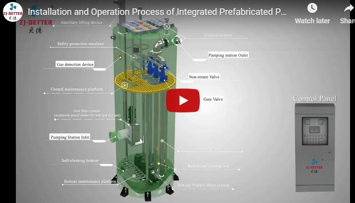 integrated prefabricated pumping station