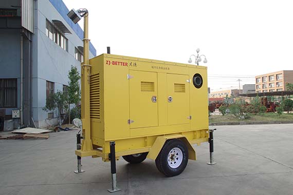 mobile diesel water pump