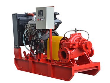 XBC-S Single stage Split Case Diesel Engine Fire Pump