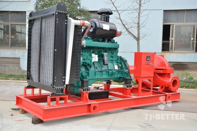 XBC-S Single-stage Double-suction Diesel Engine Fire Pump Set