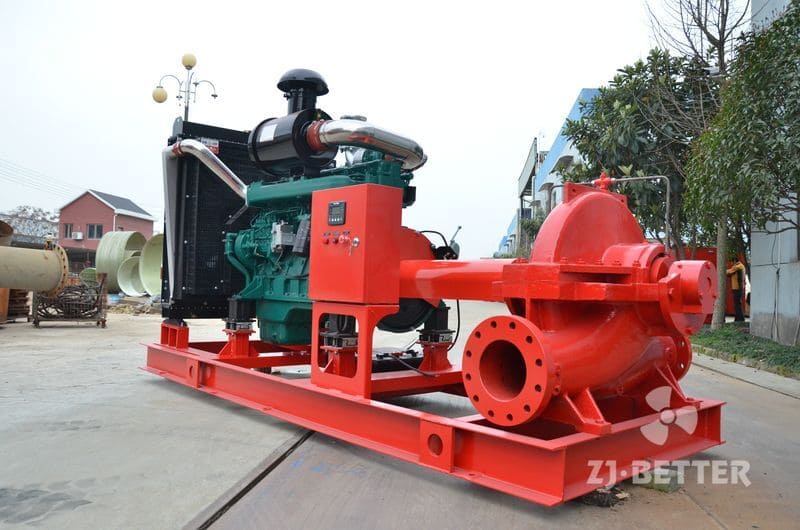 XBC-S Single-stage Double-suction Diesel Engine Fire Pump Set