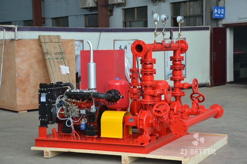 Diesel Engine Dual Power Fire Pump