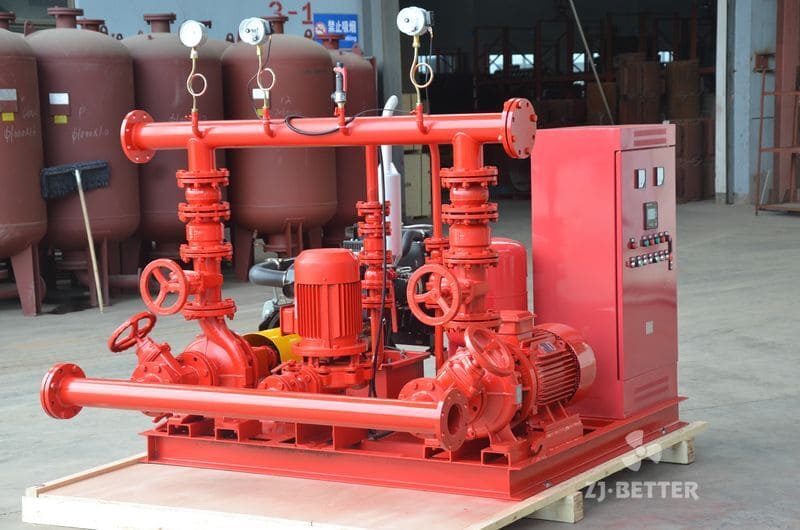 Diesel Engine Dual Power Fire Pump