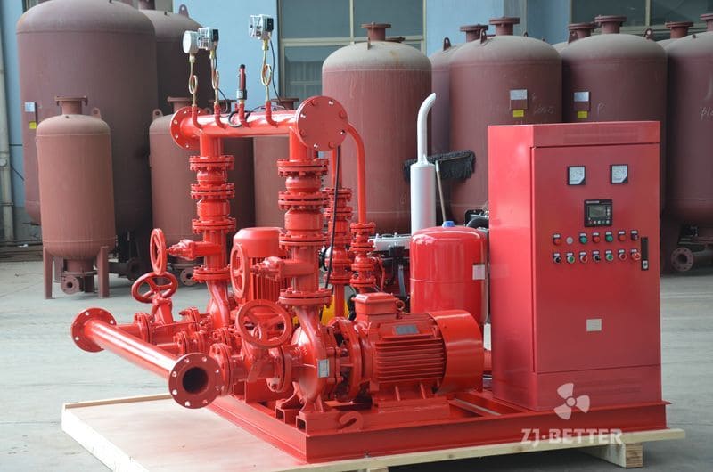 Diesel Engine Dual Power Fire Pump