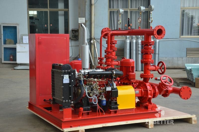 Diesel Engine Dual Power Fire Pump