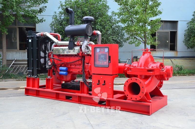 Diesel Engine Split Case Fire Pump Set