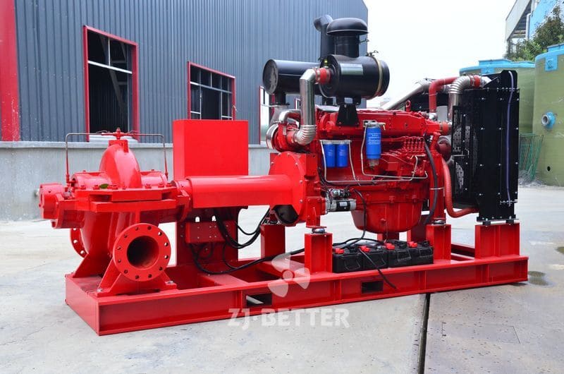 Diesel Engine Split Case Fire Pump Set