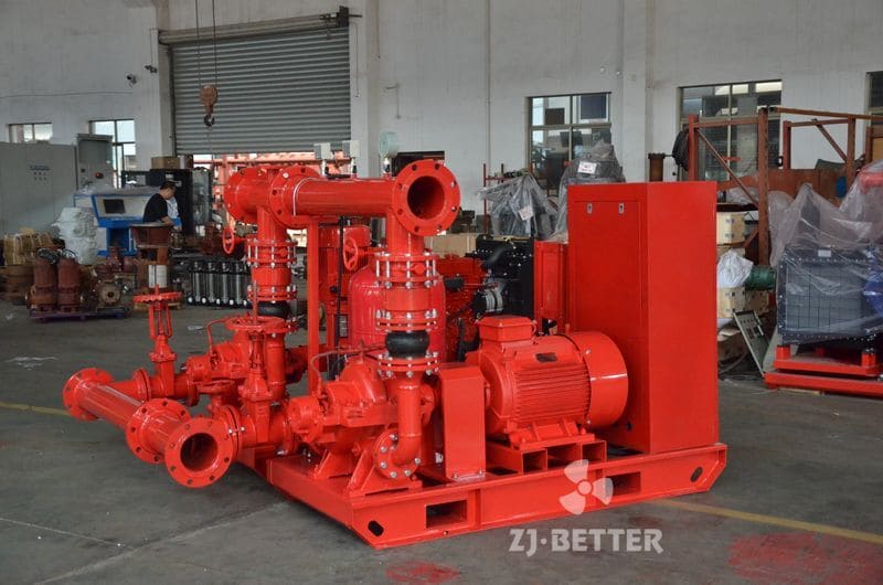 Large Flow EDJ Double Suction Fire Pump