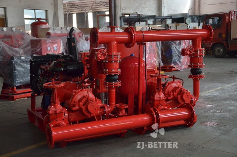 Large Flow EDJ Double Suction Fire Pump