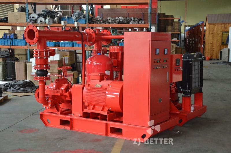 Large Flow EDJ Double Suction Fire Pump