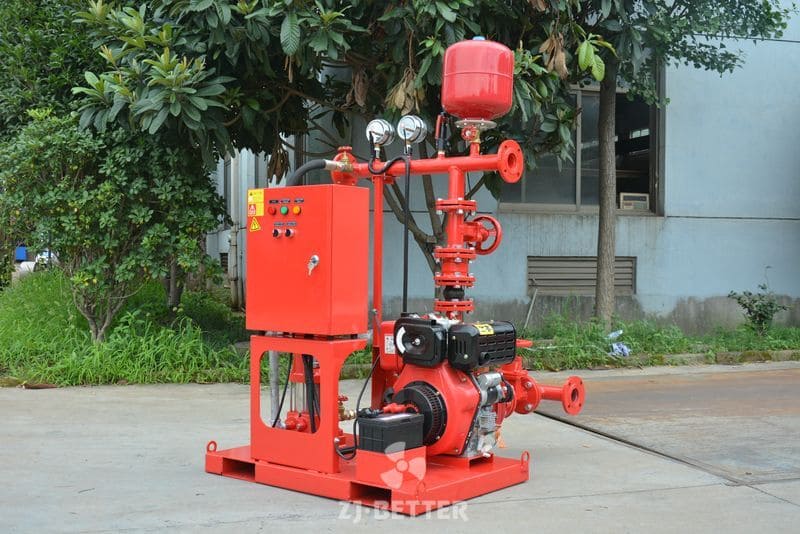 Small DJ Fire Pump Manufacturing Factory