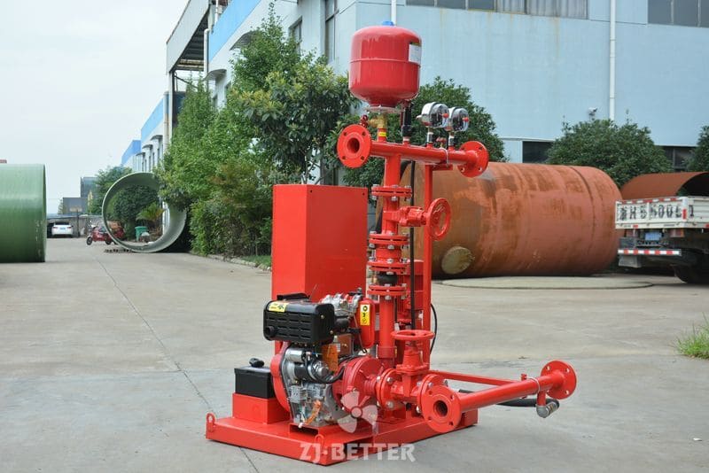 Small DJ Fire Pump Manufacturing Factory