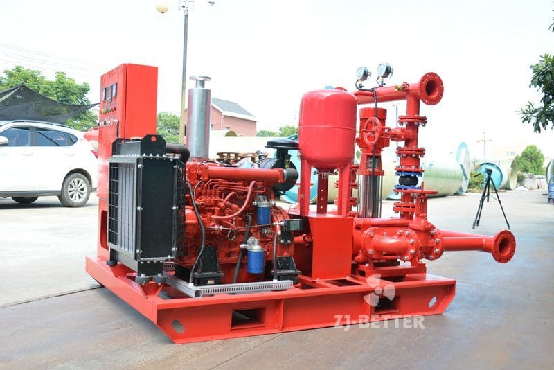 High Efficiency EDJ Multistage Fire Pump