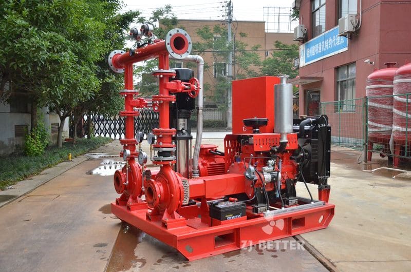 250gpm @ 8bar EDJ Fire Pump Set