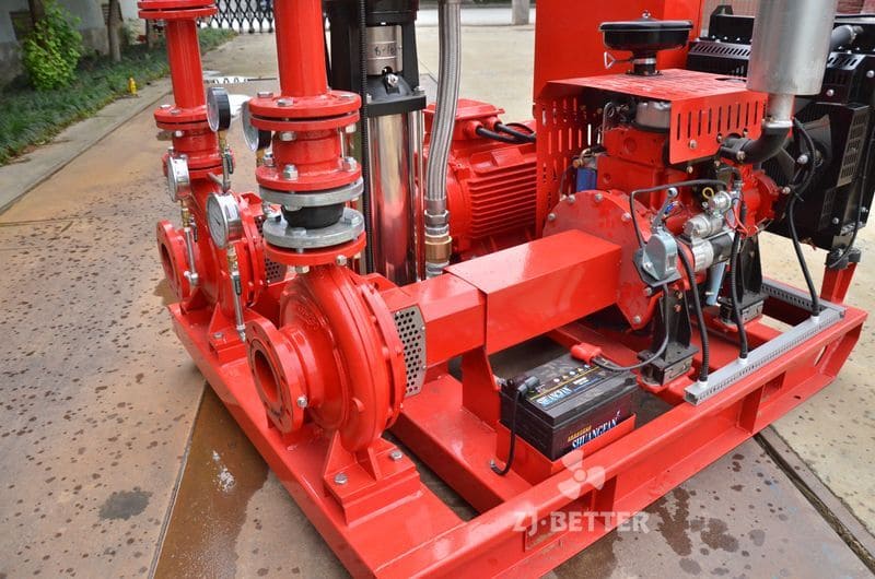 250gpm @ 8bar EDJ Fire Pump Set