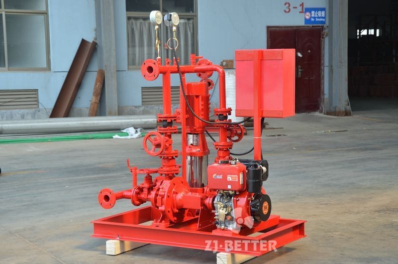 Small Diesel Engine Fire Pump Set