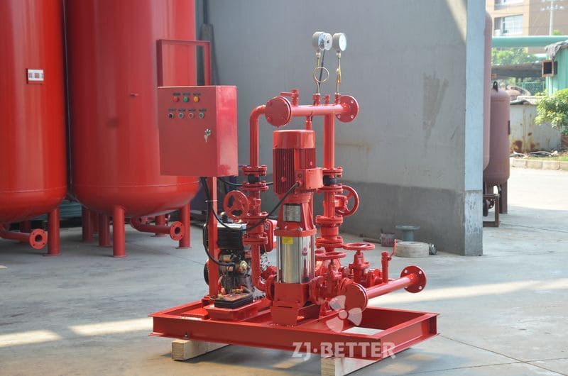 Small Diesel Engine Fire Pump Set