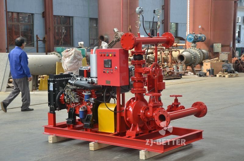 XBC-IS Diesel Engine + Jockey Fire Pump Set