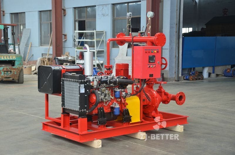 XBC-IS Diesel Engine + Jockey Fire Pump Set