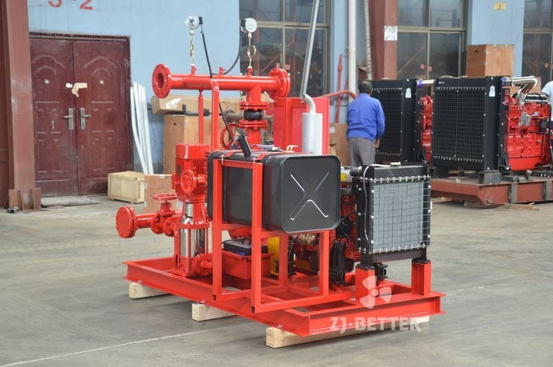 XBC-IS Diesel Engine + Jockey Fire Pump Set