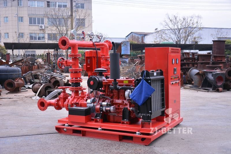 Nine Sets Of Standard EDJ Fire Pump Sets Exported To Ethiopia