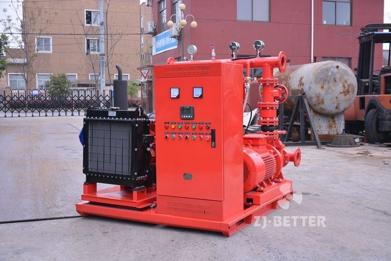 Nine Sets Of Standard EDJ Fire Pump Sets Exported To Ethiopia