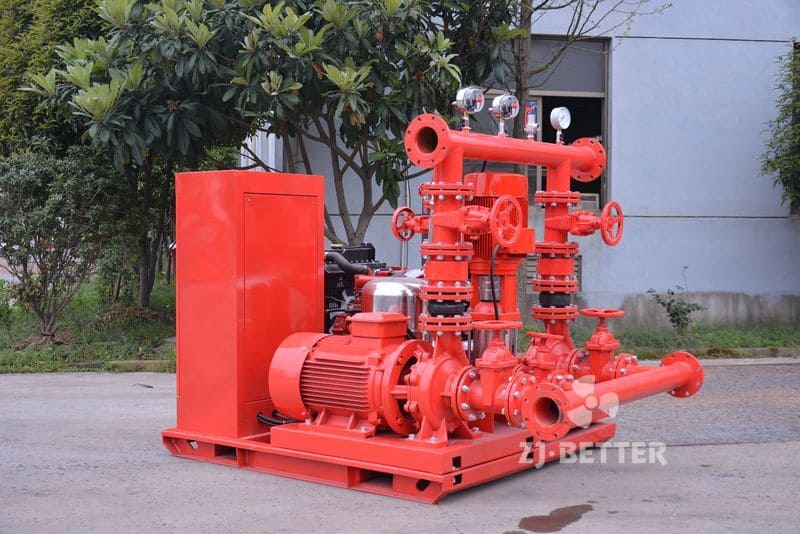 Nine Sets Of Standard EDJ Fire Pump Sets Exported To Ethiopia