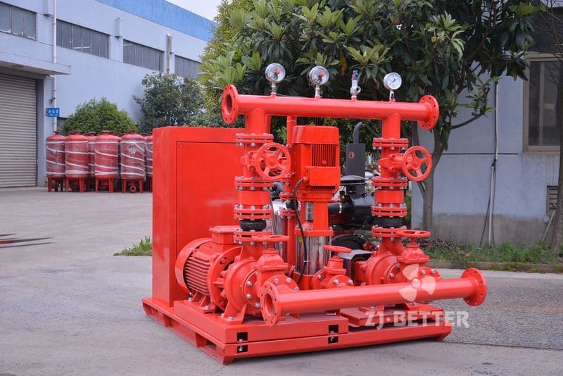 Nine Sets Of Standard EDJ Fire Pump Sets Exported To Ethiopia