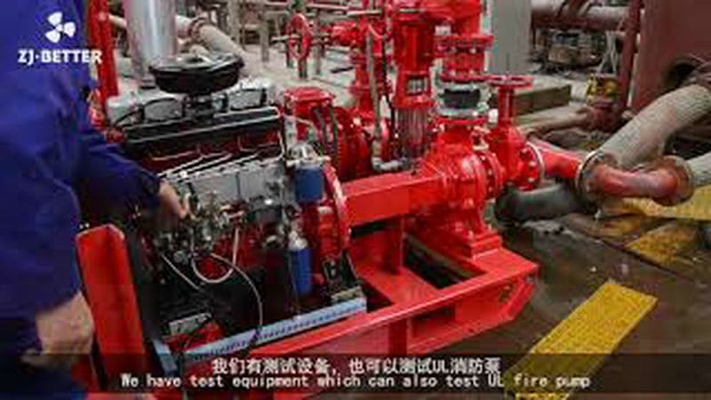 300gpm @ 7bar EDJ fire pump set