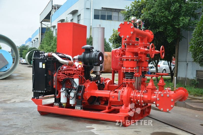 Diesel Engine Dual Power Fire Pump System