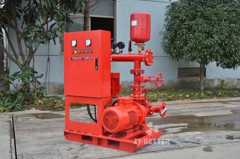 Small flow fire pump set manufacturer