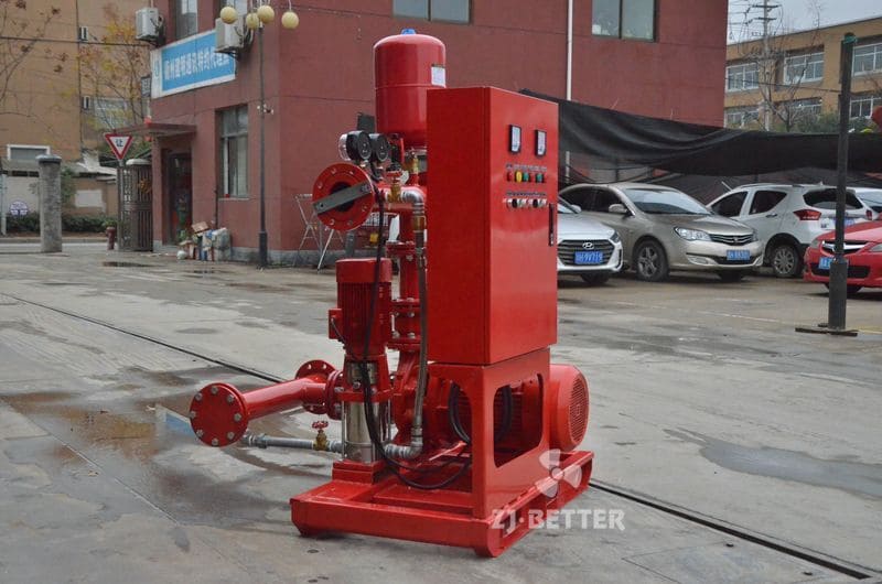 Small flow fire pump set manufacturer