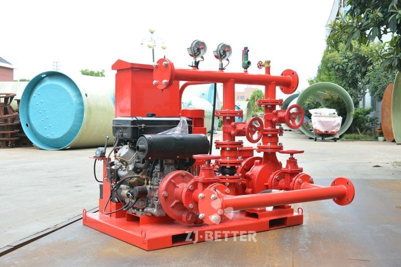 150gpm @ 8bar EDJ Fire Pump Components