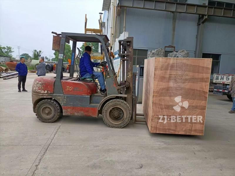 Standard Loading Site For Fire Pumps At The Better Plant