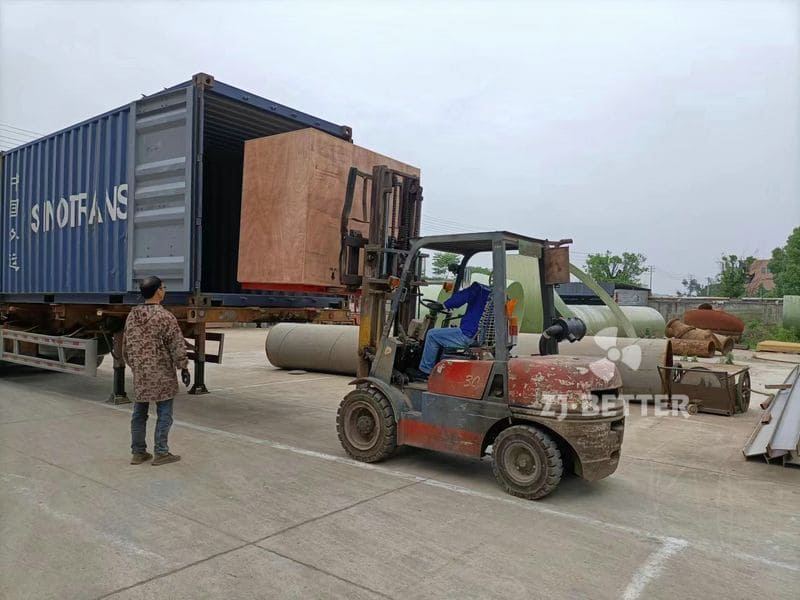 Standard Loading Site For Fire Pumps At The Better Plant