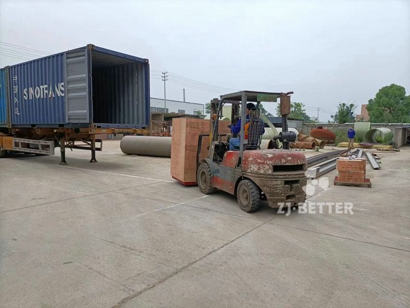 Standard Loading Site For Fire Pumps At The Better Plant