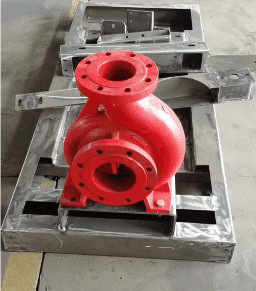 250gpm 8bar DJ fire pump set working process