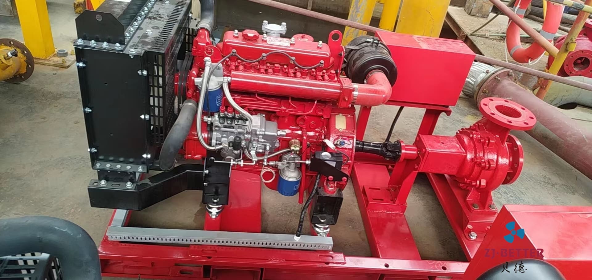 500gpm, 50m diesel engine fire pump