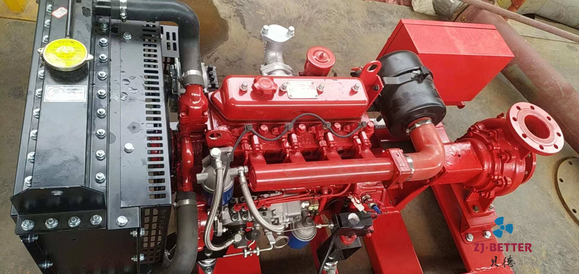 500gpm, 50m diesel engine fire pump