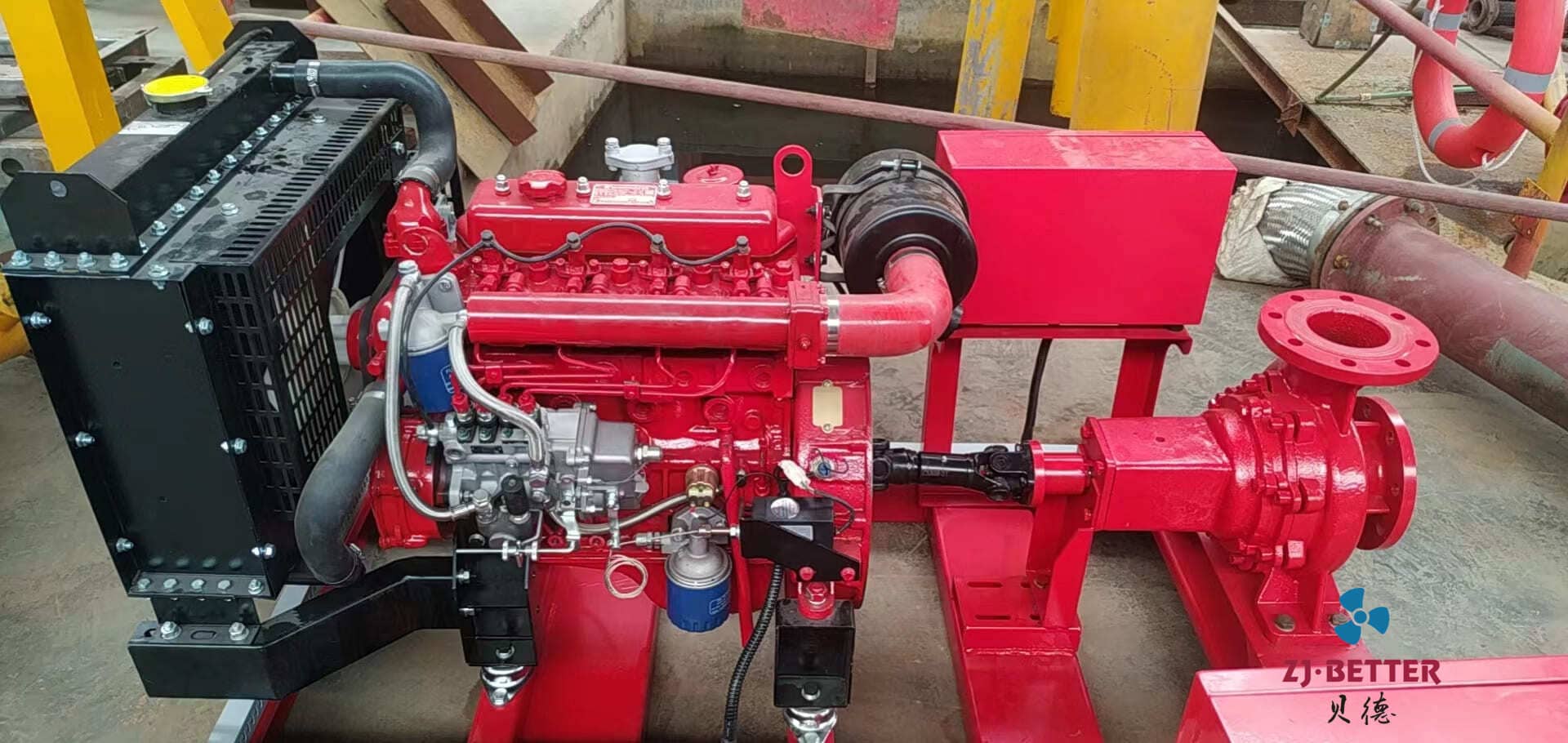 500gpm, 50m diesel engine fire pump