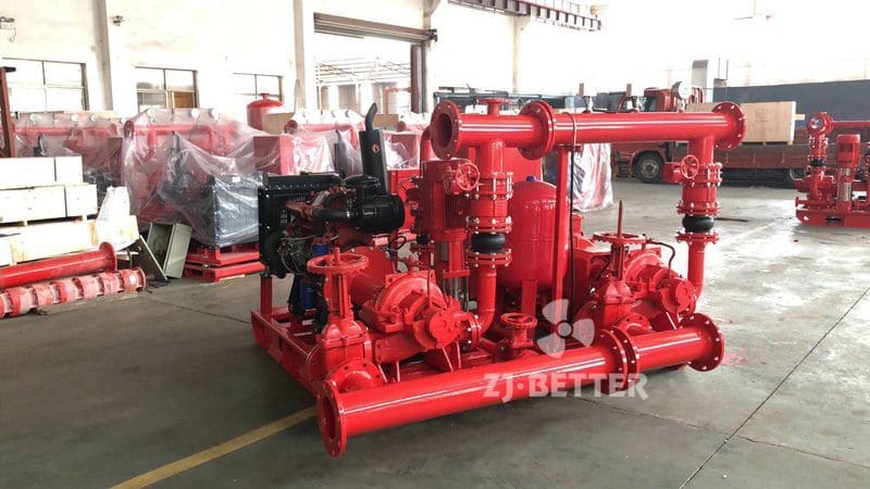 EDJ Double Suction Fire Pump Set