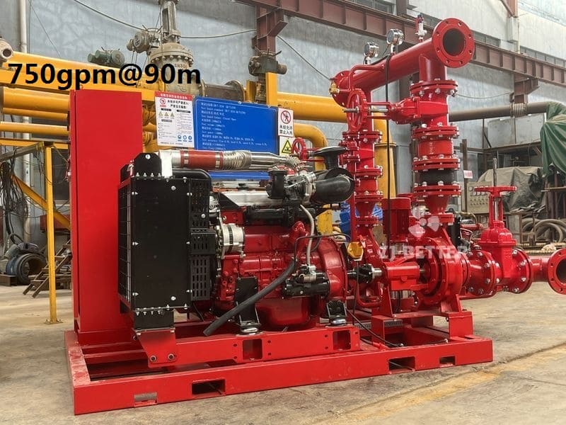 500gpm Fire pump set test