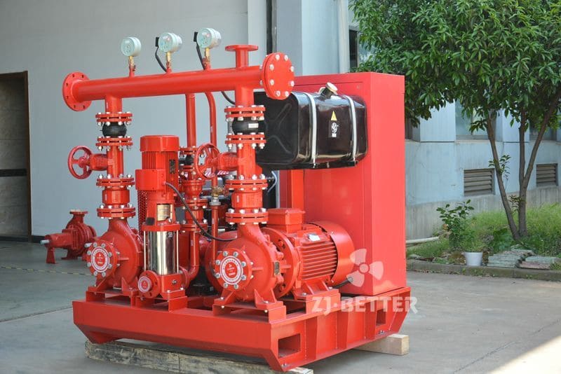 Fire Pump Set Without Inlet Pipe According To Customer Requirements