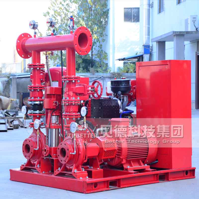 UL Listed 500gpm@8bar fire pump set