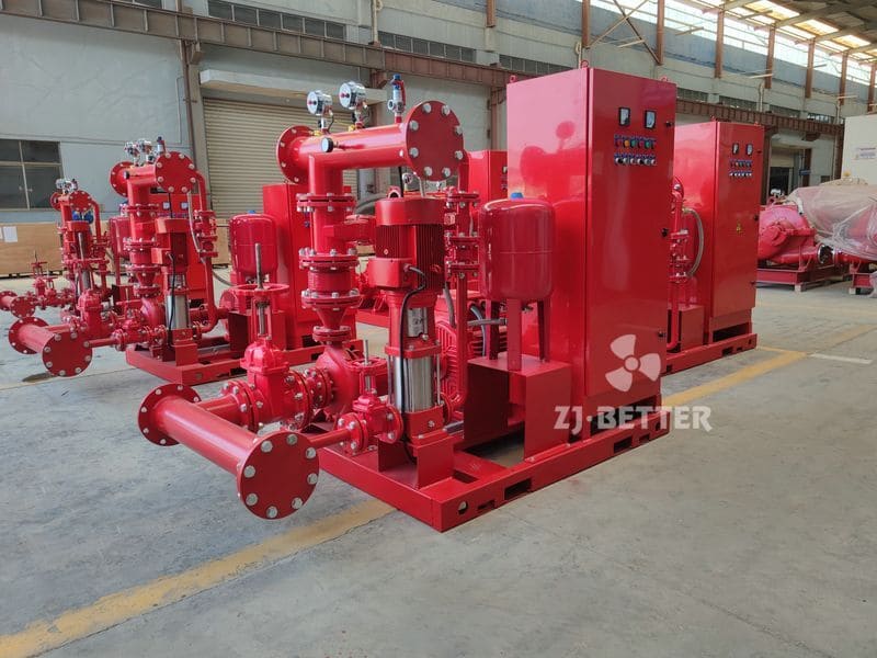 Five Sets Of Custom EJ Electric Fire Pumps