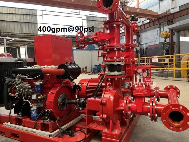 400gpm@90psi EDJ Fire Pump Set