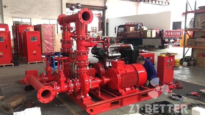 fire pump system assembly